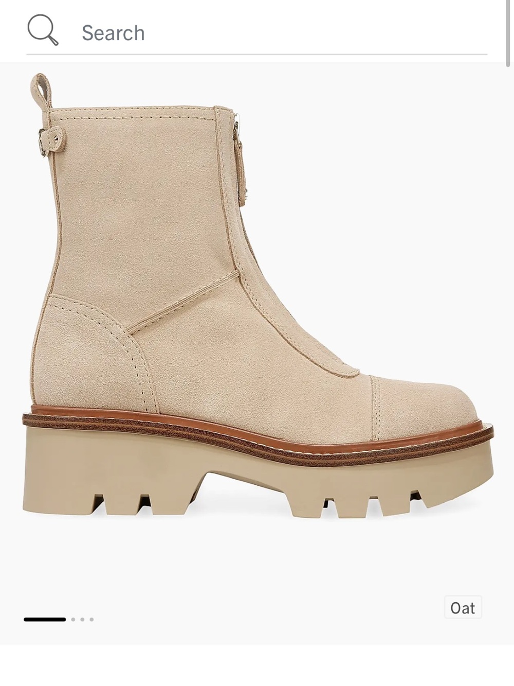 Sam Edelman Cooper Suede Zip Up